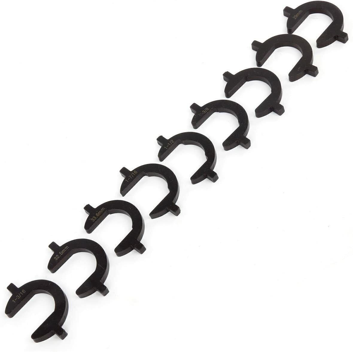 ya 1 7.13 10Pcs Dual Inner Tie Rod End Removal Installation Tie Rod Tool Kit 1/2'' drive