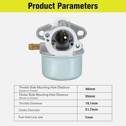 ya 14 790120 Carburetor Advanced Air Fuel Mixture Clean Air Supply Dust Prevention