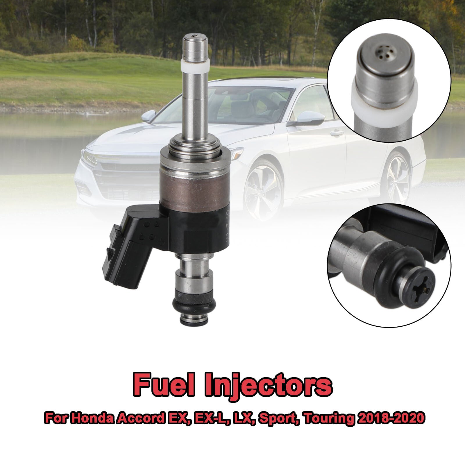 ya 1 8.5.2 1PC Fuel Injector 16010-5PA-305 for Honda Accord 2018-2020 CR-V 2017-20 1.5L U1