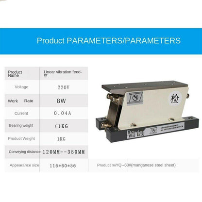 ya 26 60L small linear vibrating feeder dit vibrator controller vibration plate