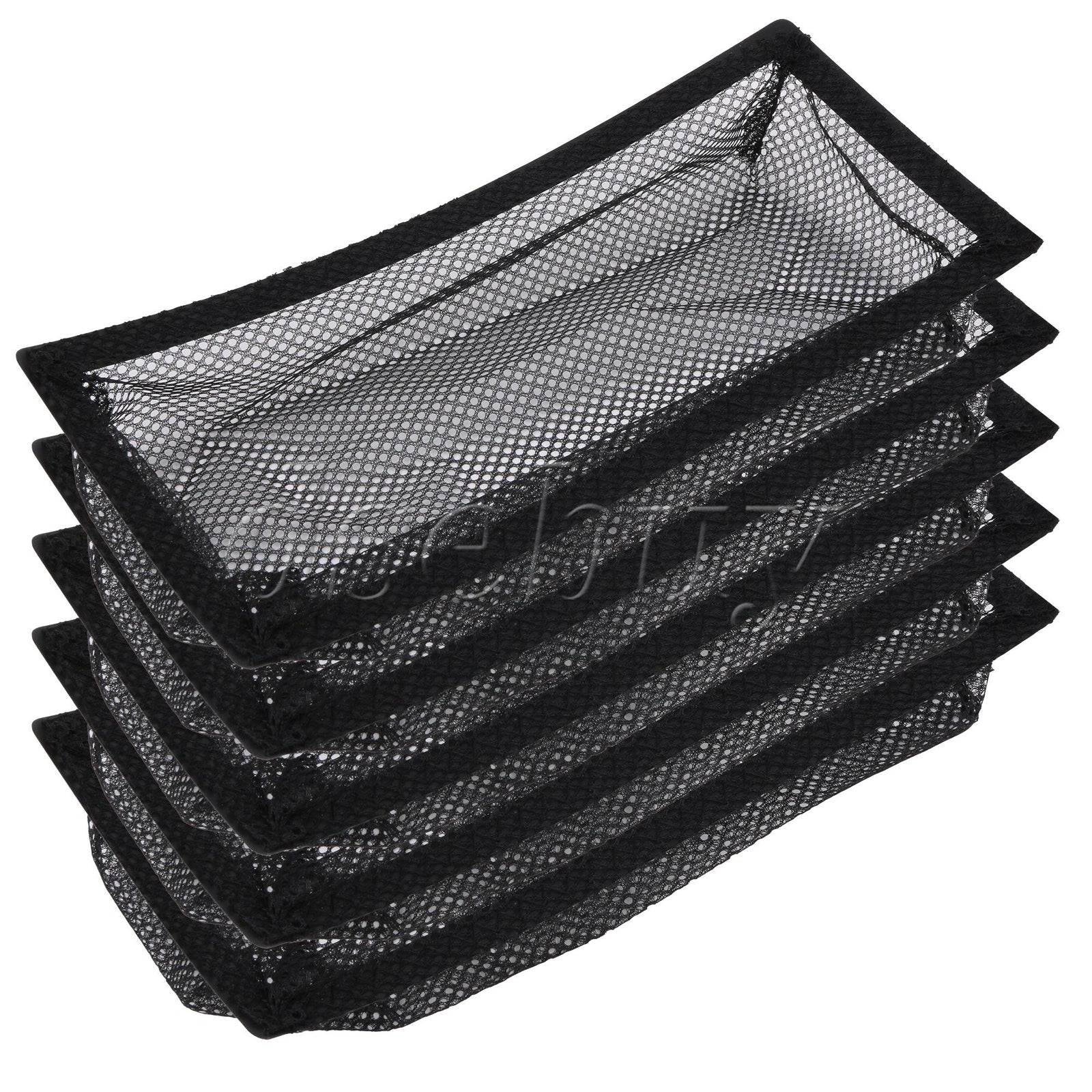 ya 25 5Pieces Air Vent Covers Polyester Net S n Trap Black 4 x10 for Home Floor