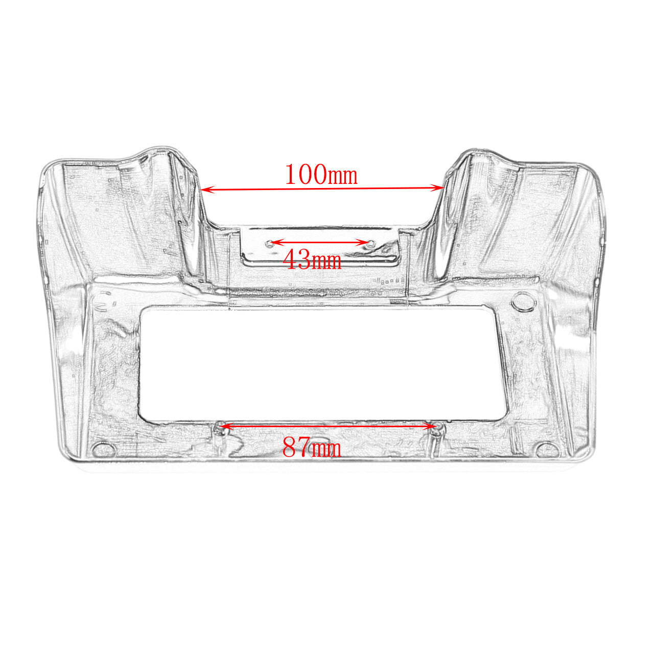ya 5 8.7 Chrome Oil Cooler Cover Fit for Harley Touring Electra Street Road Glide 2011-16