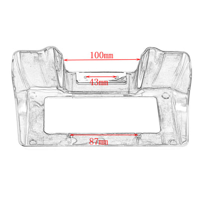 ya 5 8.7 Chrome Oil Cooler Cover Fit for Harley Touring Electra Street Road Glide 2011-16