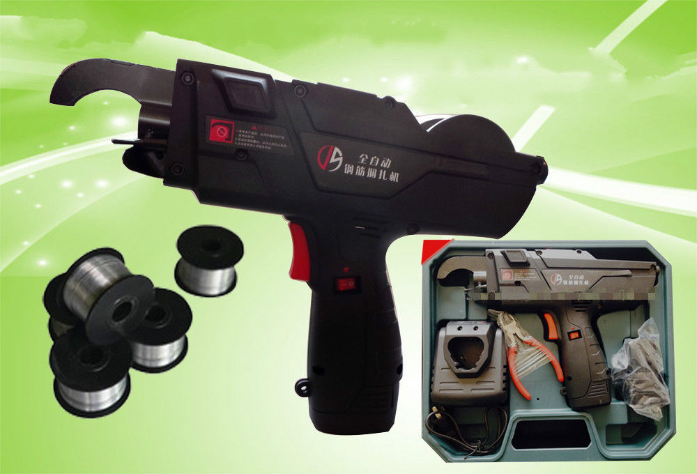 Automatic Rebar Tier Tying Machine JS-37T 8-34mm 2 Batteries 2 Rolls of Wire220V
