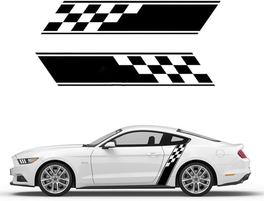 ya 1 7.8 2x Car Bodyside Styling Stickers Decal Waterproof Car Body Scratch Cover Decal