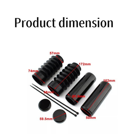 ya 1 7.3 Black fork protector for Harley Davi for DS on Sportster X48 FORTY-IGHT XL1200X