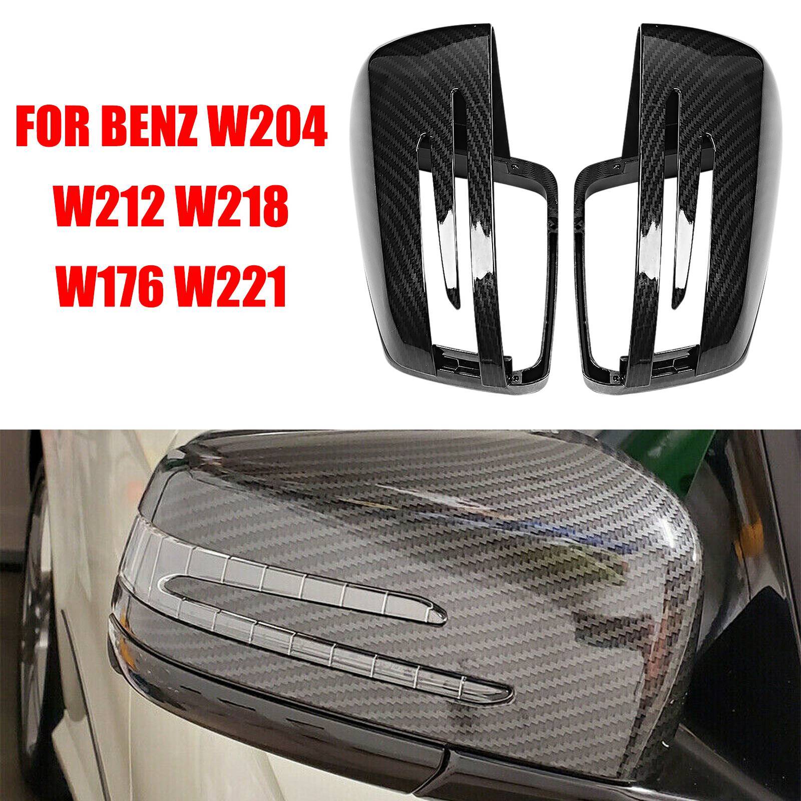 ya 1 8.5.1 carbon fiber side mirror cover for W204 W212 W218 W176 AT