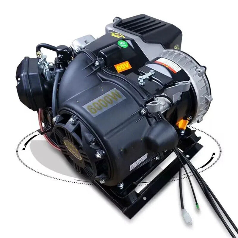 Dual Cooling Electric Vehicle Range Extender 48V 60V 72V Silent Car Generator