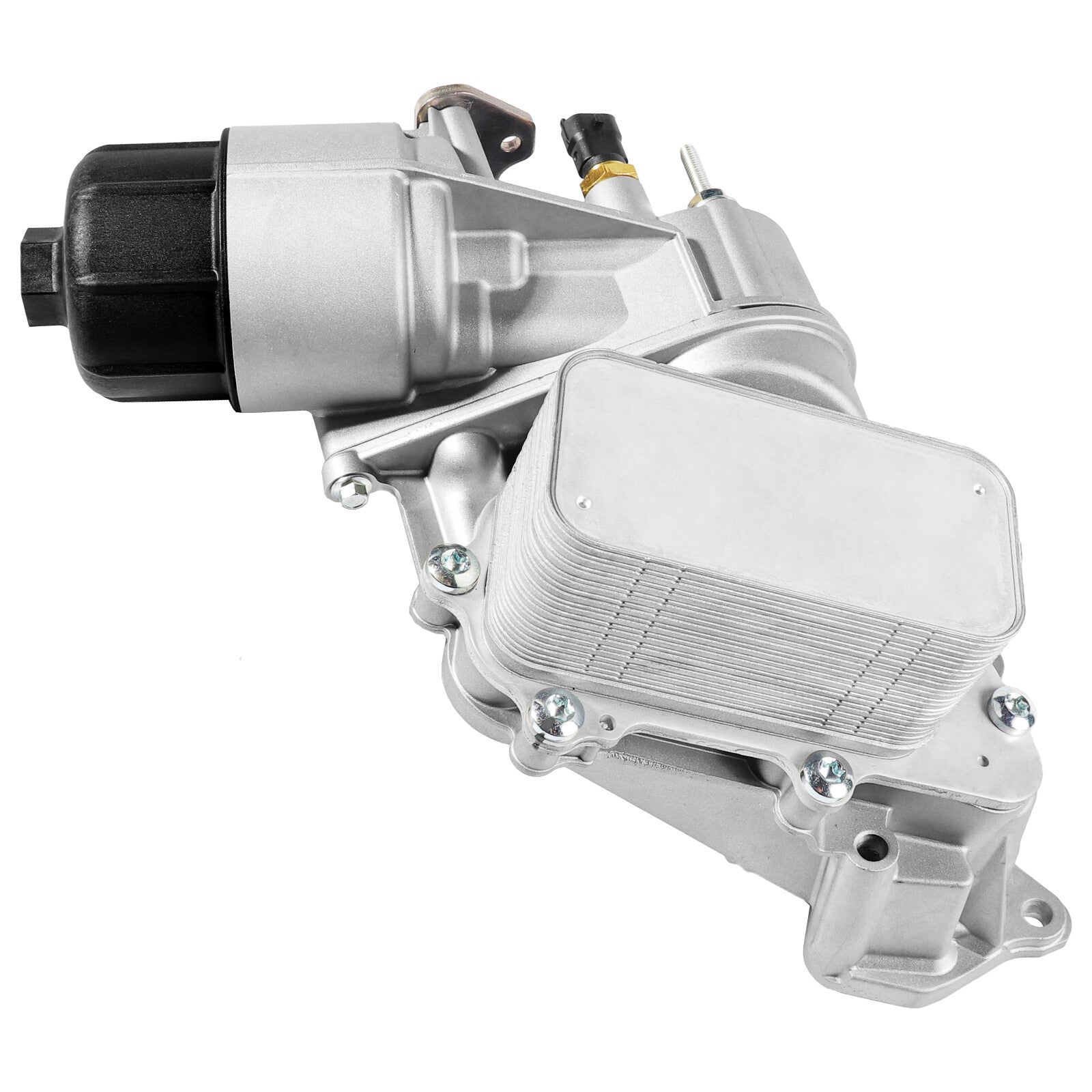 ya 5 8.7 Oil Cooler Filter Housing for Jeep for Grand Cherokee 14 - 2019 68525212AA Aluminum