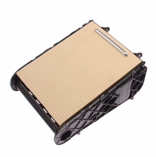 ya 4 6.21 Beige center armrest cup holder for VW for Passat 2006-15 for Passat cc #3C0858329A95T#
