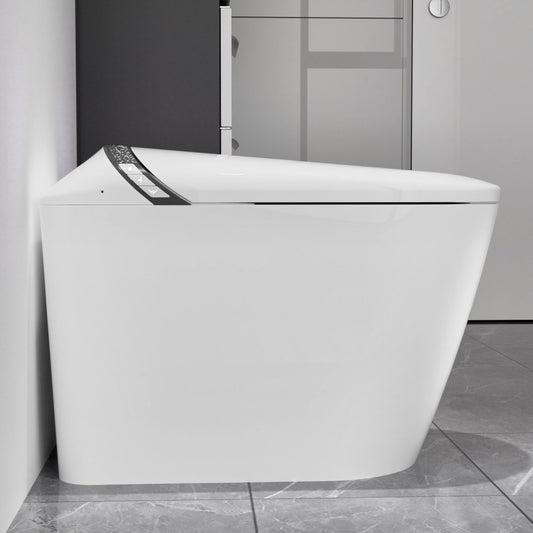 ya 28 Elongated Smart Toilet White with Built-In Bidet ,Tankless, LED, Night Light