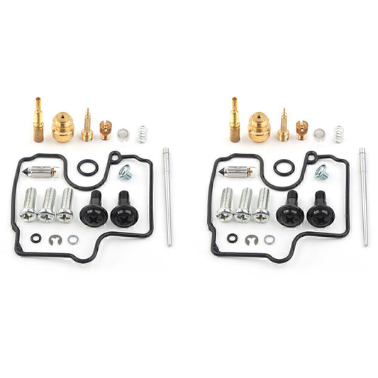 ya 4 6.17 Carburetor Gaskets Jets Rebuild Repair Kit 2Set for Suzuki SV650 SV650S SV 99-02