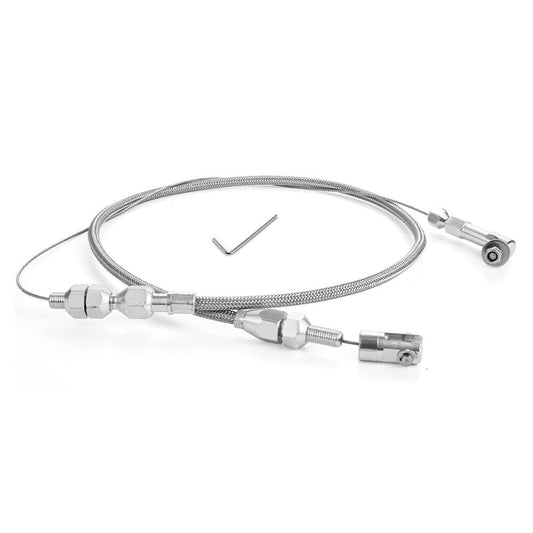 ya 2 7.14 24 Universal Stainless Steel Throttle Cable Braided for Ford for Mustang GM 302