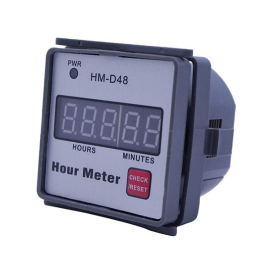 ya 26 AC220V Hourmeter HM-D48 0999.99h Hour Meter Digital Hourmeter for Lawn