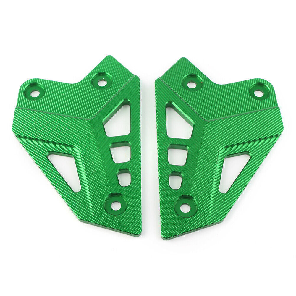 ya 11 6.8 Rear Foot Rest Foot Peg Heel Guard Cover Fit for Kawasaki Z900 2017-2019 Green