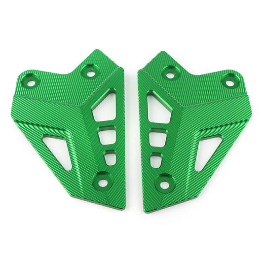 ya 11 6.8 Rear Foot Rest Foot Peg Heel Guard Cover Fit for Kawasaki Z900 2017-2019 Green