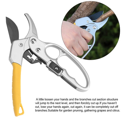 ya 25  Garden Pruning Shears Pruner Ratchet Scissors Branch Cutter Trimmer Home