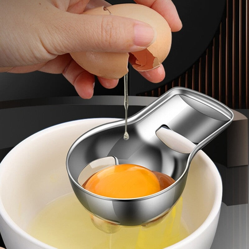 ya 26 Stainless Steels Eggs White Separator Compacts Grade Strainer Kitchen Tool
