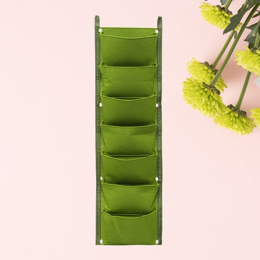 ya 14 Non Woven Wall Hanging Planting Bag Vertical Plant Nutrition Pocket