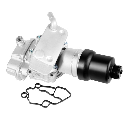 ya 5 6.15 Alu for Mini um Engine Oil Cooler Filter Housing Kit Compatible with for Audi for A4 2005-2008