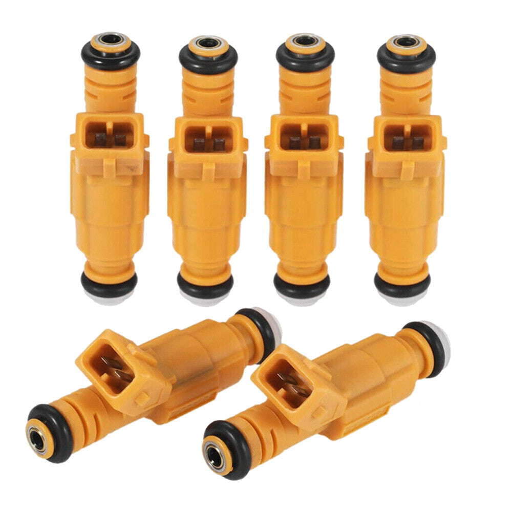 ya 5 8.7 Fits 1987-1998 for Jeep Cherokee 4.0L I6 EV1 4 hole for Wrangler 6pcs Fuel Injectors