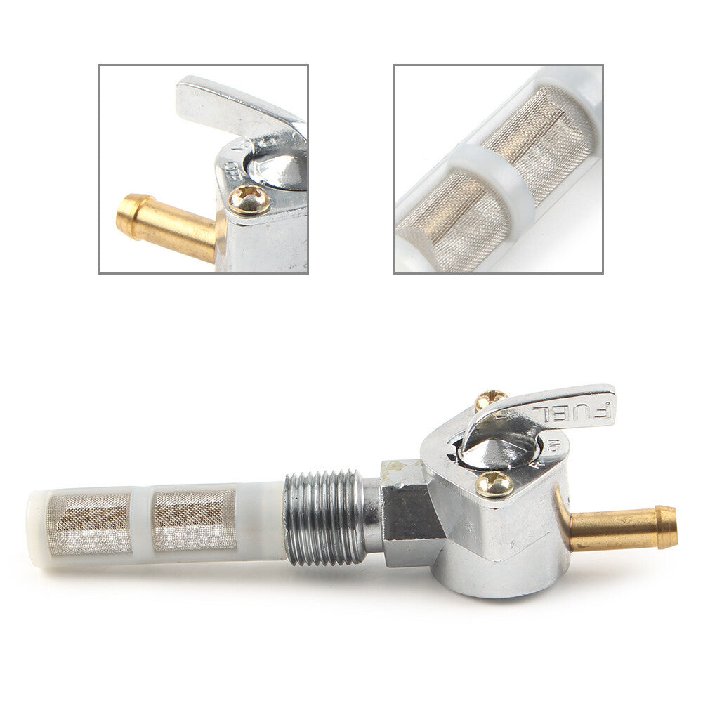 ya 5 8.7 3/8 Fuel Gas Tank Valve NPT Petcock for Harley-Davidson Road King Softail Dyna