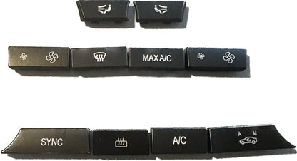 ya 1 8.12 baidi Suitable for 5 6 7 F10 F01 F12 button cover air conditioning climate control panel kit 2008-16