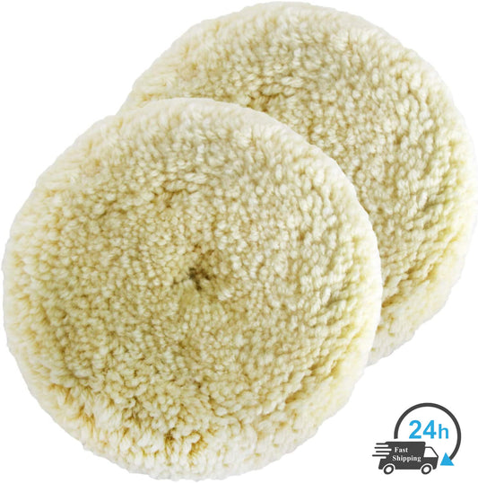 ya 12 5.22.2 3 -7 Wool Polishing Pads Natural Wool Hook and Loop for Composite Cutting Mats 