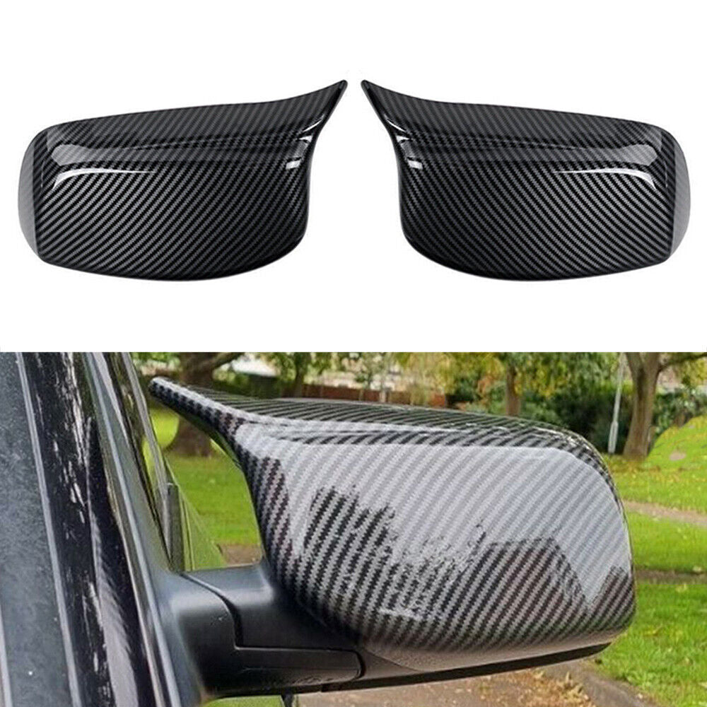 ya 1 8.5.1 2 Piece Carbon Fiber Side Mirror Covers for 2003 - 2008 for E60 E61 E63 E64