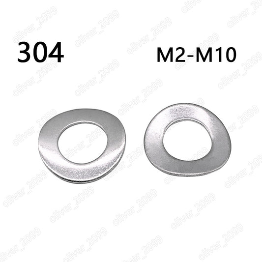 304 Stainless Steel Curved Spring Washers M2 M2.5 M3 M4 M5 M6 M8 M10