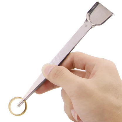 ya 14 Multipurpose Tweezers with Scoops Shovels Pick Up Tool for Jewelry Making