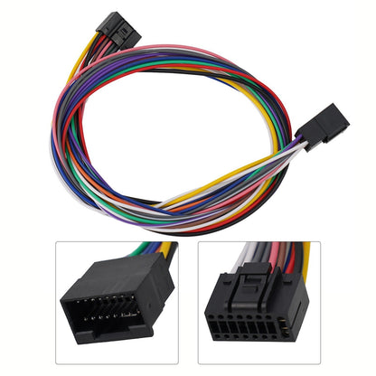 ya 5 8.7 Flexible 16Pin Car Stereo Wire Harness Extension Cord Player