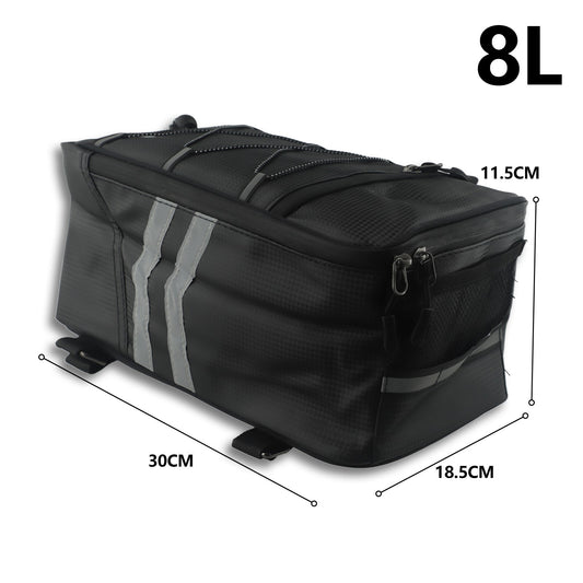 ya 12 5.21 8L Large Capacity Bag Waterproof Bike Cycles Rear Rack Trunk Bag Pannier