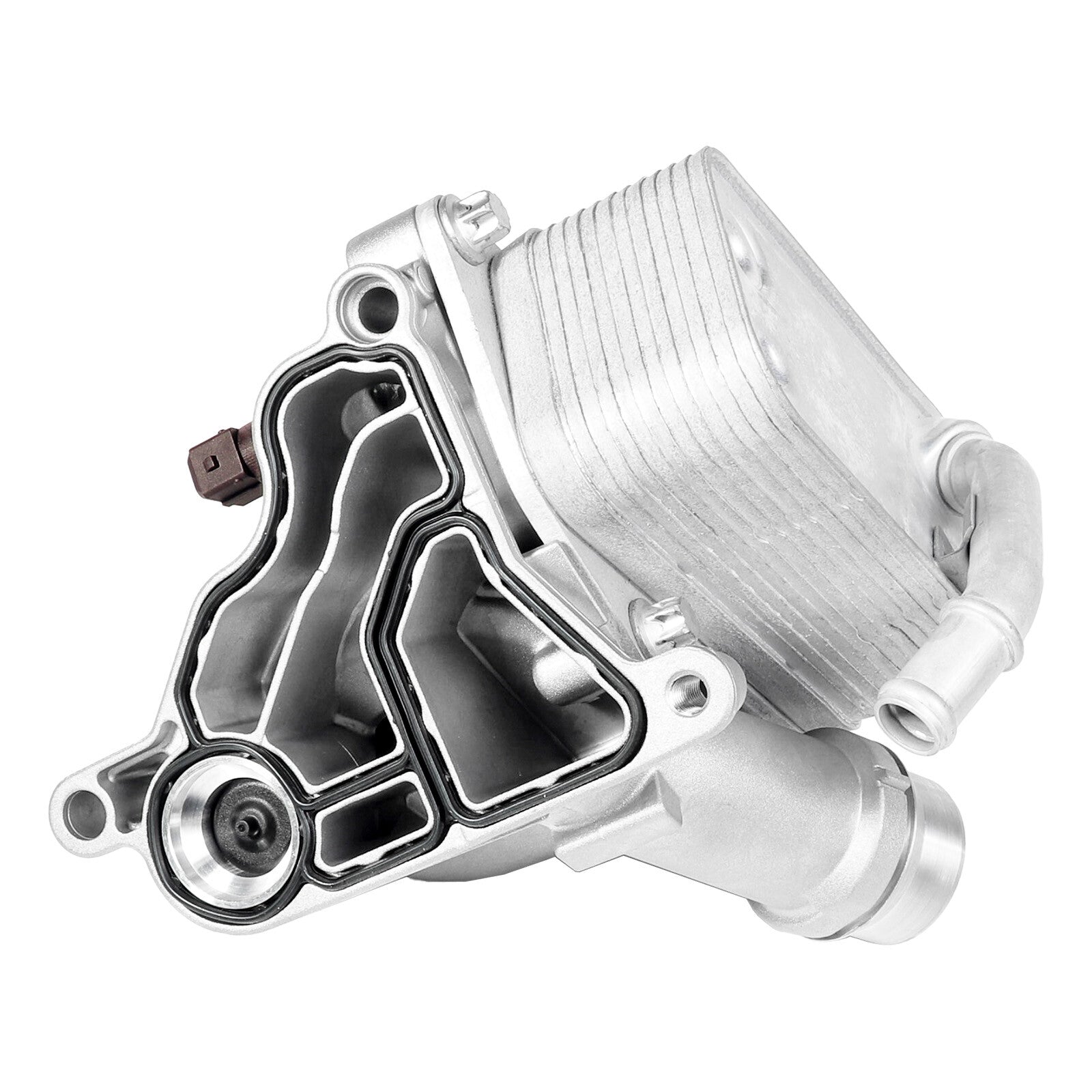 ya 5 8.7 Oil Filter Housing Assembly with Engine Oil Cooler Replacement for BMW 328i
