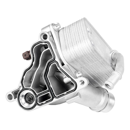 ya 5 8.7 Oil Filter Housing Assembly with Engine Oil Cooler Replacement for BMW 328i