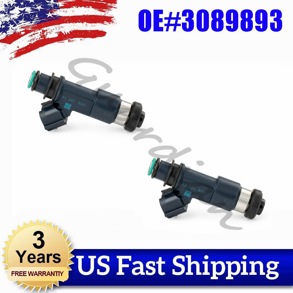 ya 10 5.28.2 Pair Fuel Injector 06-14 for Polaris Sports for MAN EFI Ranger 500 4x4 HO EFI 3089893