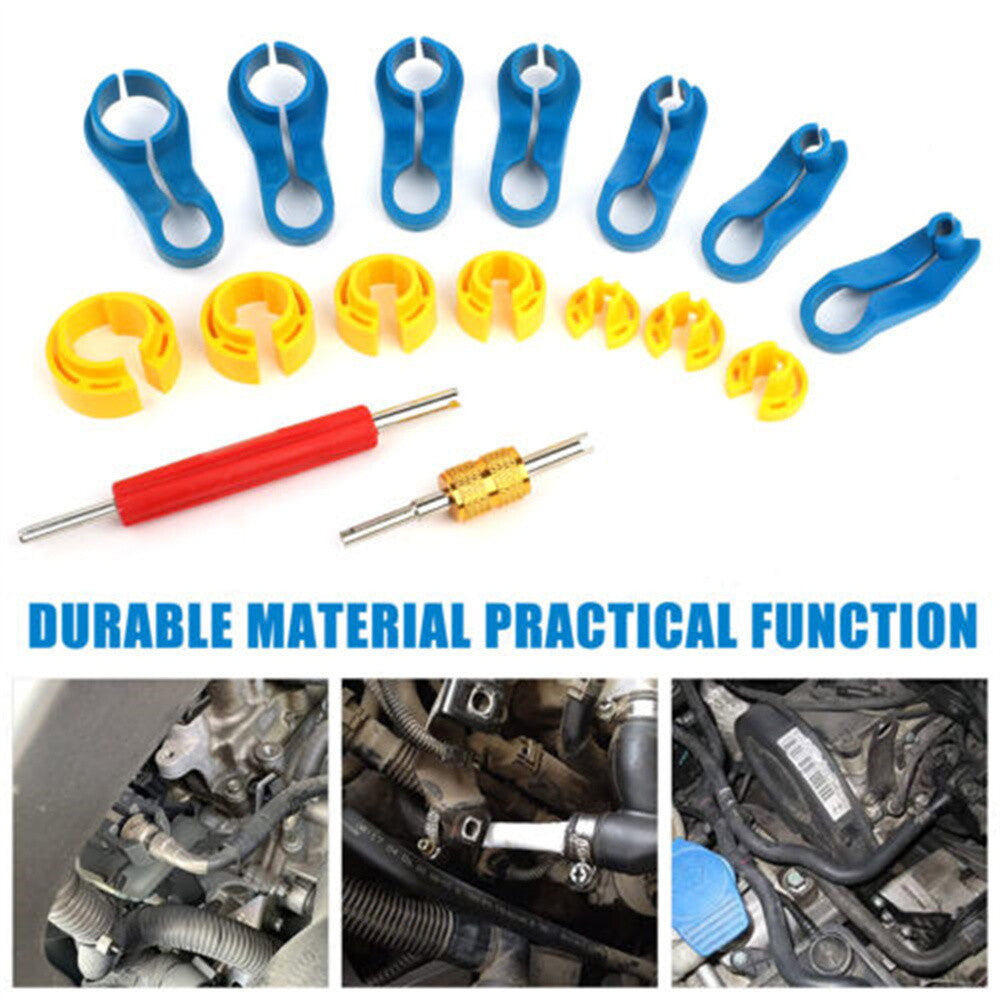 ya 3 6.24 16PCS A/C Fuel Line Disconnect Tool Quick Disconnect Removal Assembly Tools