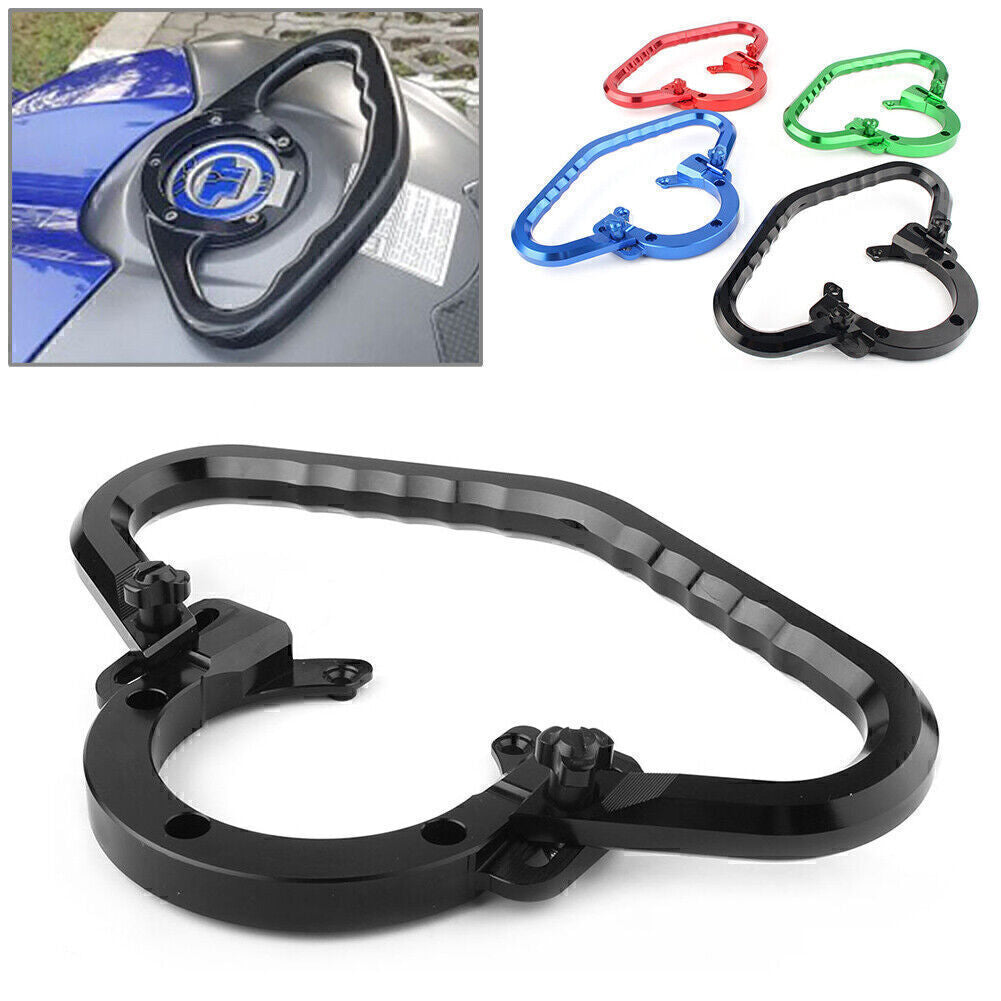 ya 7 6.11 CNC Aluminum Gas Tank Grab Bar Fit for Kawasaki 650 07-17 1000 2012-17
