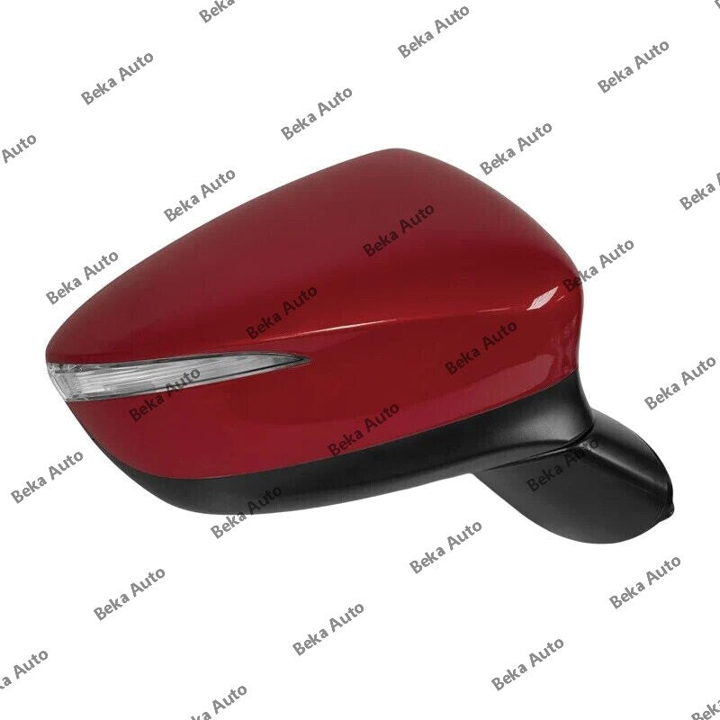 ya 2 6.26.2 Left side for Mazda for CX-5 CX5 2015 - 2016 Red Power Heated Turn Signal Mirror