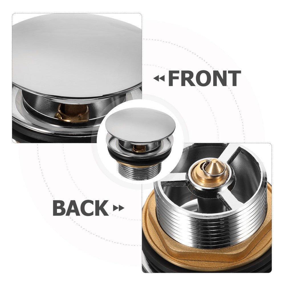 ya 14 Flat Tub Stoppers for Bathtub Drain Strainer Bathroom Sink Plug Replacement