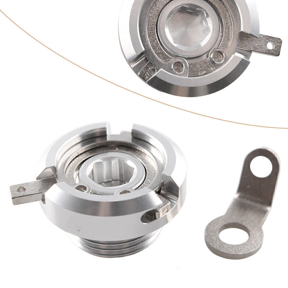 ya 12 5.21 For Aprilia for Suzuki Moto Cagiva Silver Motorcycle Oil Filler Cap Set