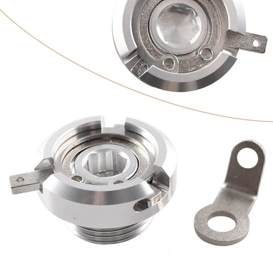 ya 12 5.21 For Aprilia for Suzuki Moto Cagiva Silver Motorcycle Oil Filler Cap Set