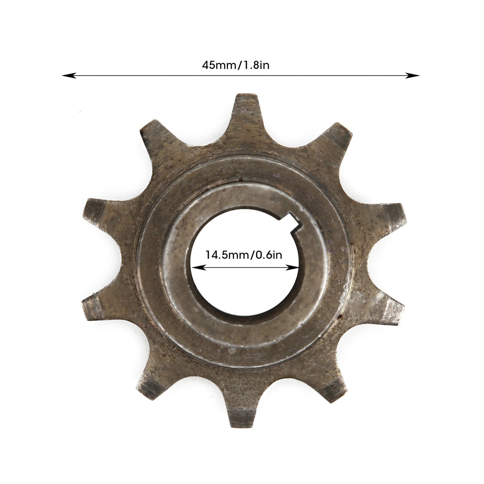 ya 5 8.7 Front Sprocket Cog 10T Teeth Iron Alloy For 48 80 2 Stroke Motorized