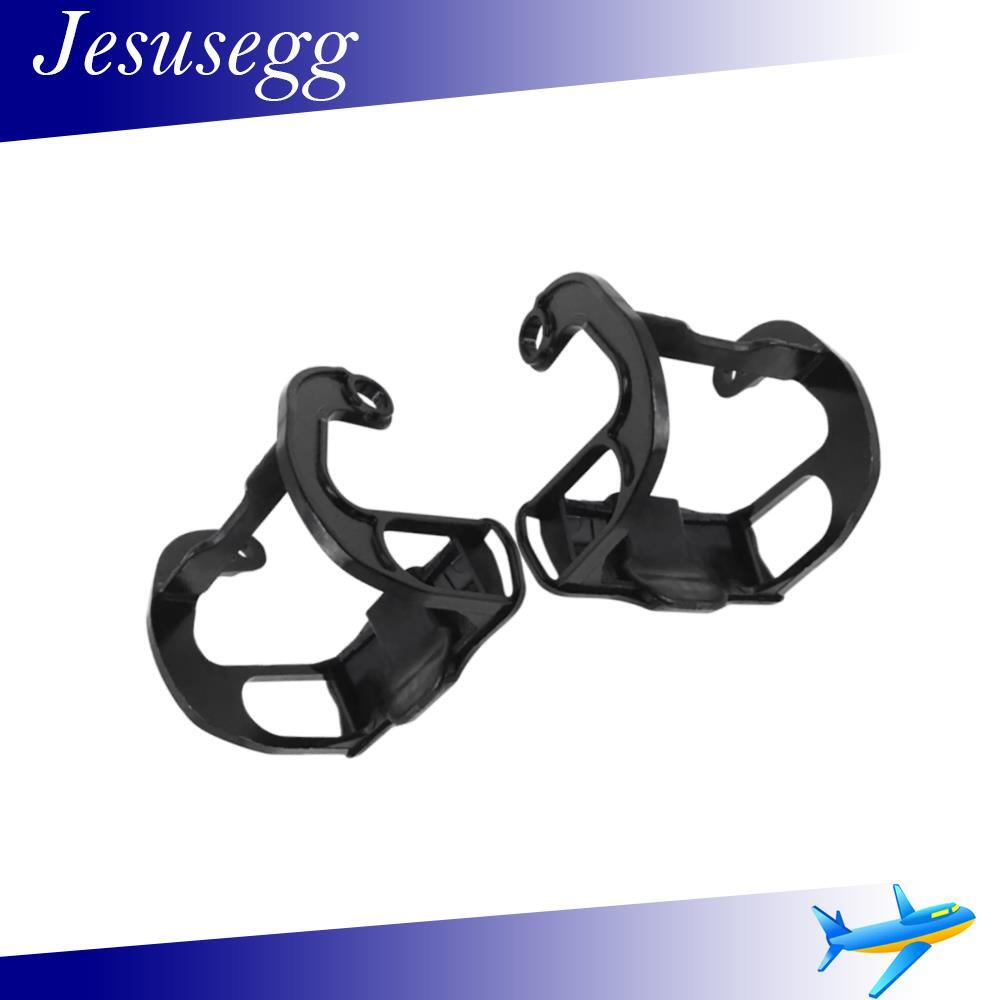 ya 13 Pair For 2012-2015 F06 F12 F13 6 Series Black Headlight Washer Nozzle Bracket