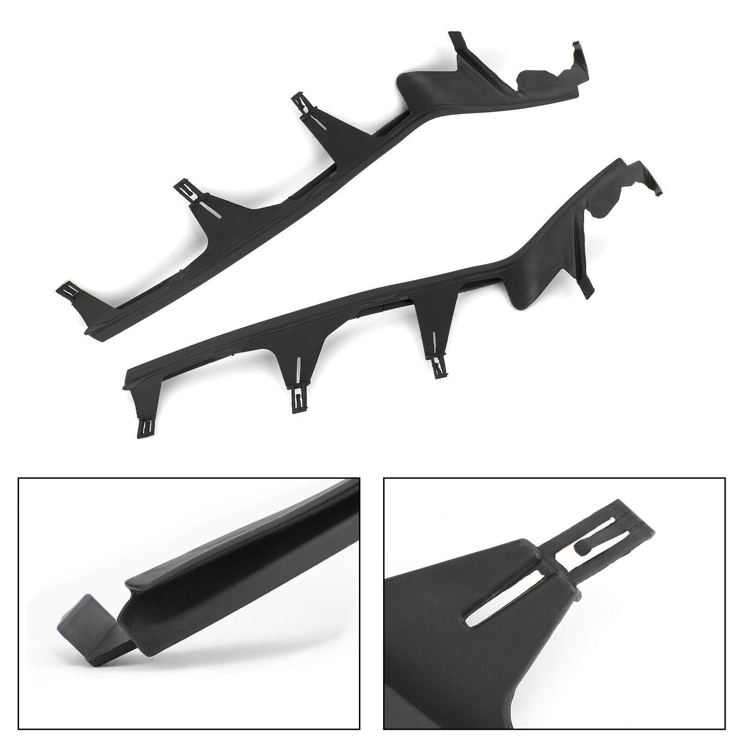 ya 1 8.5.1 63128384486 Upper Headlight Cover Strip Pair Left Right For 3 E46 1998-01 SG