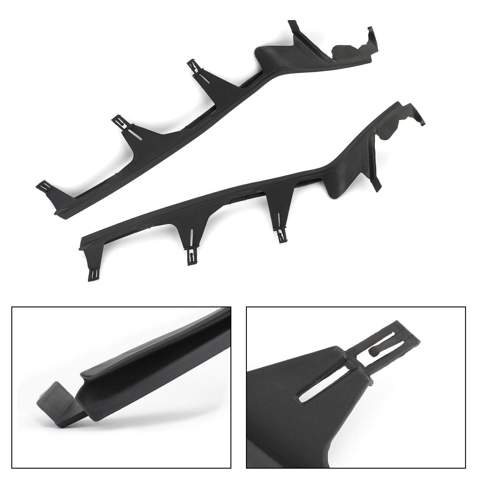 ya 1 8.5.1 63128384486 Upper Headlight Cover Strip Pair Left Right For 3 E46 1998-01 SG