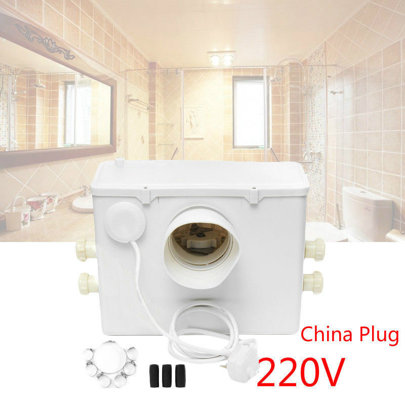 ya 25 500W Sanitary Macerator Pump Auto Disposal Crush Waste Water Toilet Sink 220V