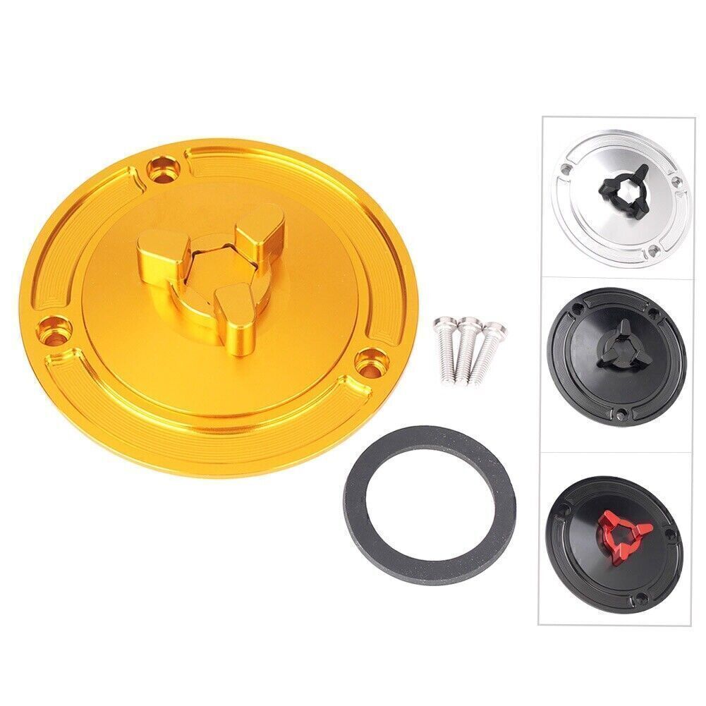 ya 5 8.7 For Most for Suzuki Black Gold Motorcycle Fuel Tank Cover Gas Cap