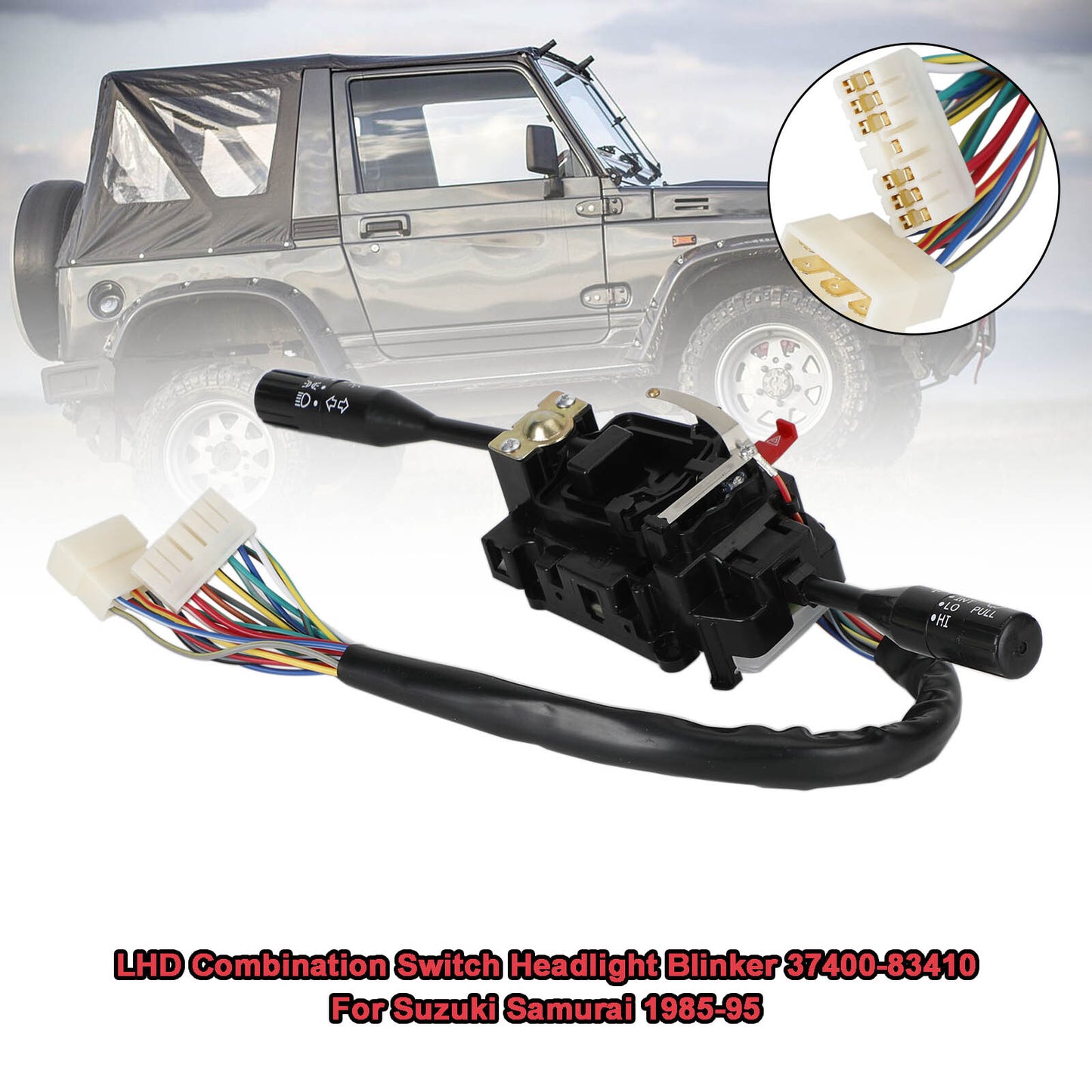 ya 1 8.5.1 LHD Combination Switch Headlight Blinker 37400-83410 for Suzuki Samurai 85-95 U1