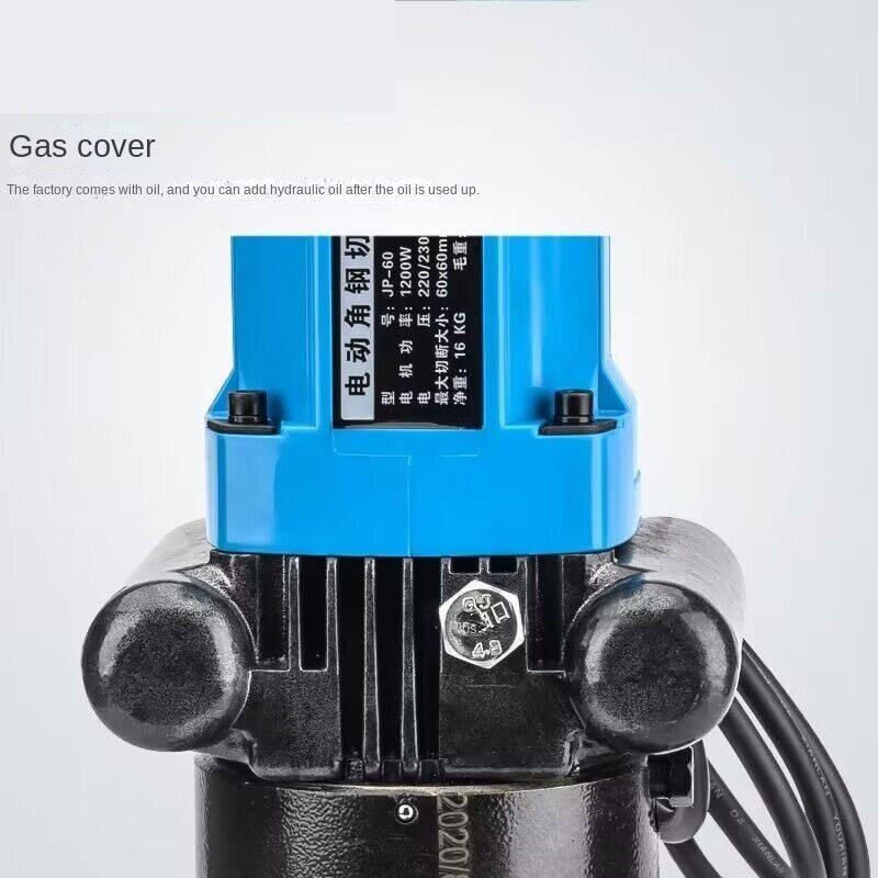 ya 25 Electric Angle Steel Cutter Machine 1200W Hydraulic Angle Steel Cutter JP-60